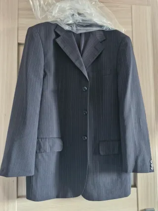 Giacca uomo lana 100% grigia