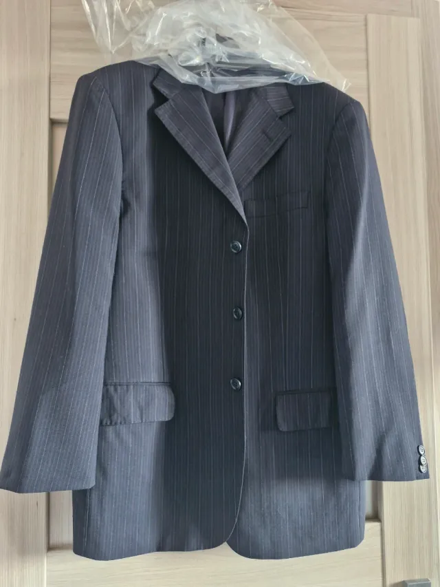 Giacca uomo lana 100% grigia