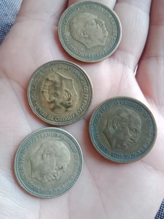 4 Monedas 250 Pesetas España