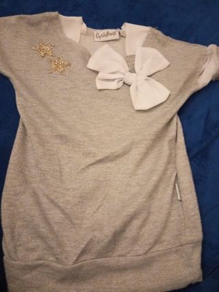 Maglioncino bambina glitter con stelle