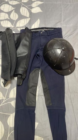 Kit Hípica: Pantalon nuevo, Botas nuevas y Casco