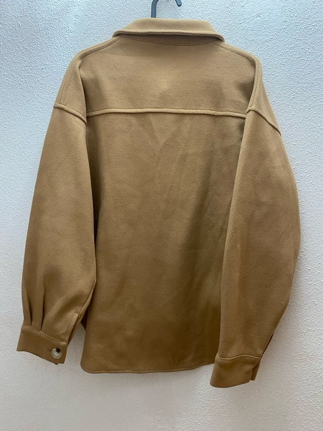 Sobrecamisa paño Shein marrón