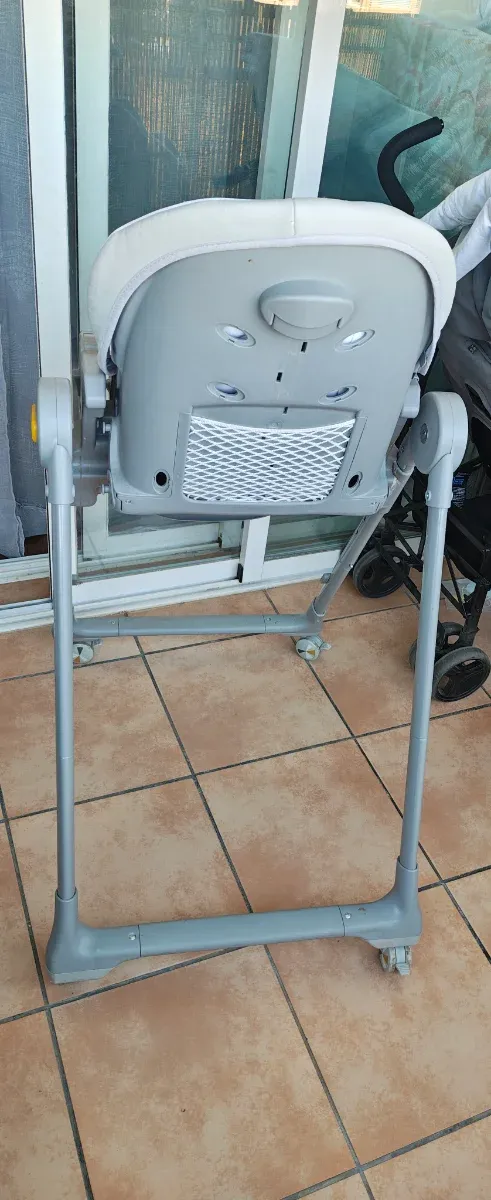 Trona bebé gris acolchada kinderkrat