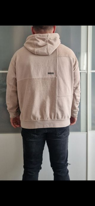 Sudadera STWD Beige Patchwork