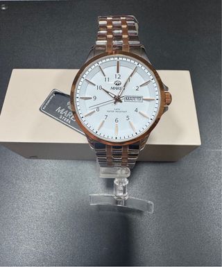 Reloj Marea Acero Dorado y Plateado