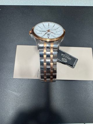 Reloj Marea Acero Dorado y Plateado