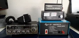 Emisora27 mh cob mplificadir más fuente alimentaci