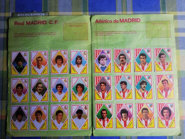 Álbum Fútbol Premio Liga 83-84.