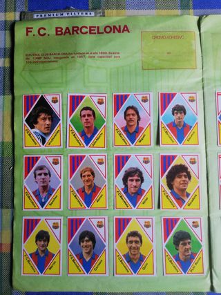 Álbum Fútbol Premio Liga 83-84. 