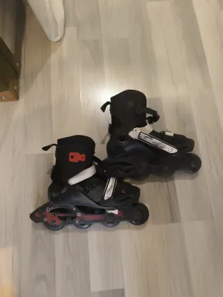 Patines en línea y protecciones