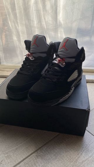 Jordan 5 Black Metallic Taglia 44
