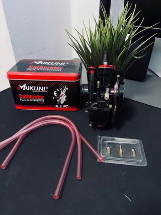 Carburador Mikuni 24mm Negro/Rojo