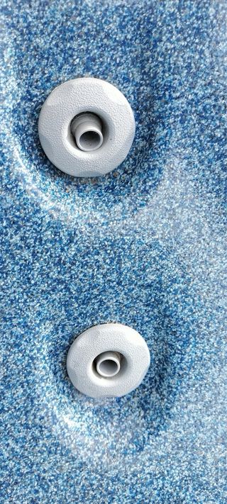 Jacuzzi Spa exterior azul