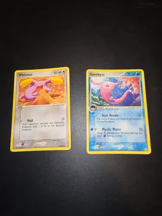 Carte Pokémon Whismur e Gorebyss