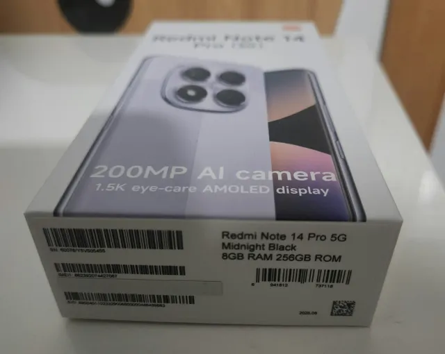 Xiaomi Redmi Note 14 Pro 5G 256GB Negro