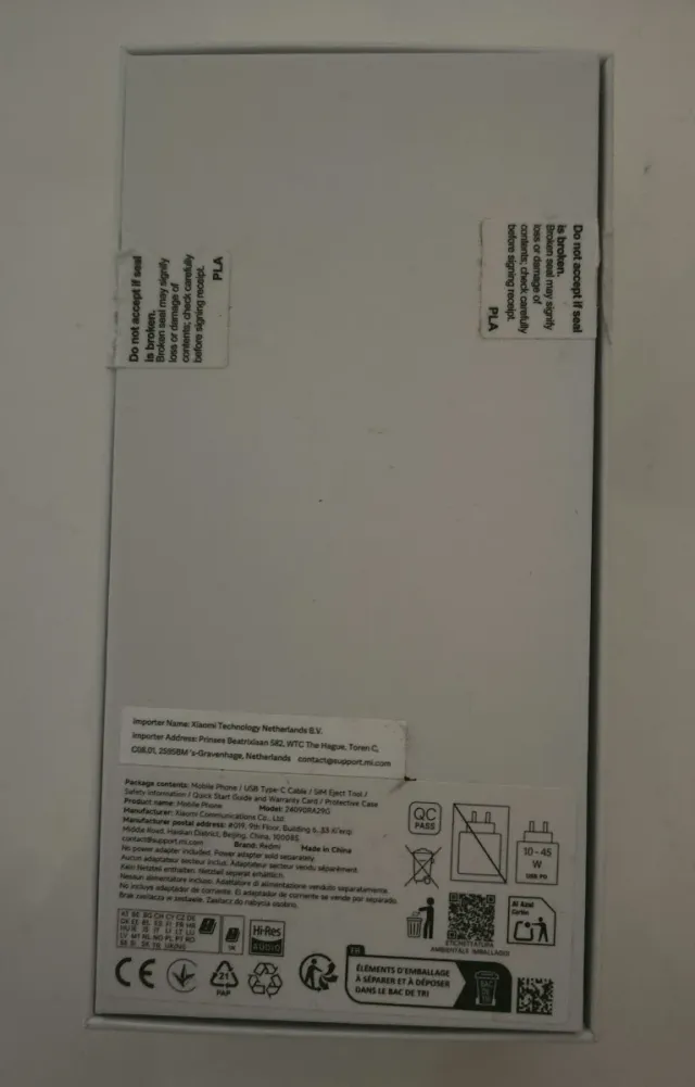 Xiaomi Redmi Note 14 Pro 5G 256GB Negro