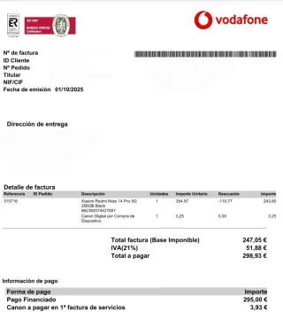 Xiaomi Redmi Note 14 Pro 5G 256GB Nero