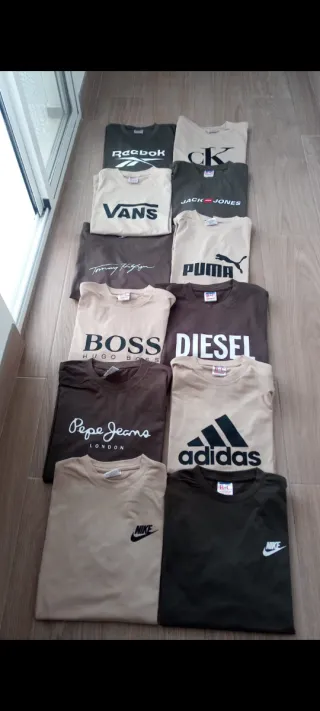 Camisetas manga larga 100% algodon talla única s,m