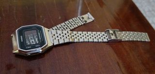 Pulsera Casio Plata. Sólo pulsera, reloj hueco.