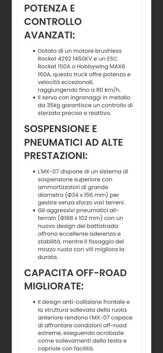 ZD Racing MX-07 Monster Truck 4WD 8S ESC