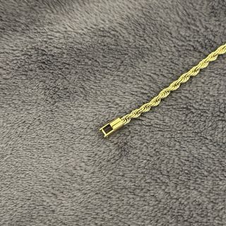 Pulsera Cordón Oro Laminado Hombre