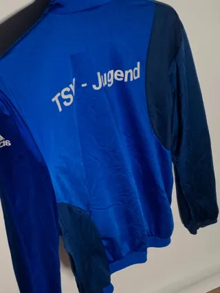 Sudadera Adidas vintage, chaqueta retro Y2K azul