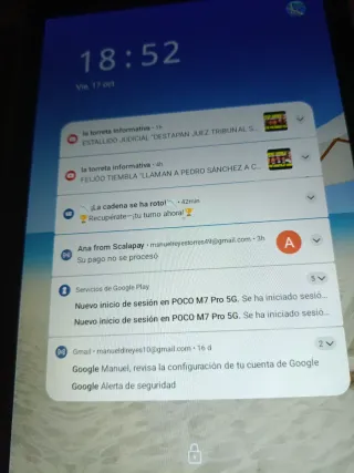 Tablet con diseño deportivo. Tiene 2 meses
De poco