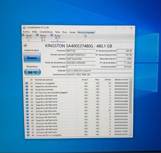 Lote 3 SSD Kingston 480GB (Con fallos)