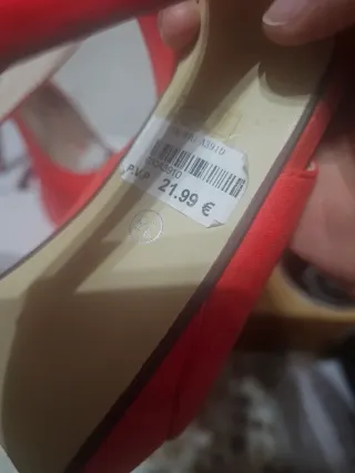 Tacones rojos de vestir
