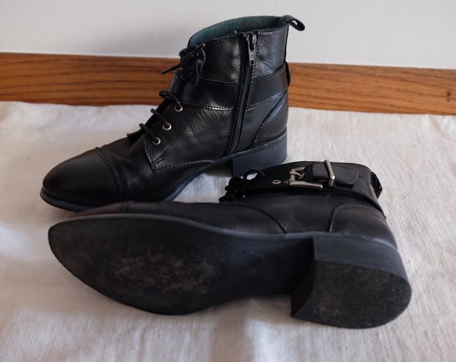 Botines de piel talla 38