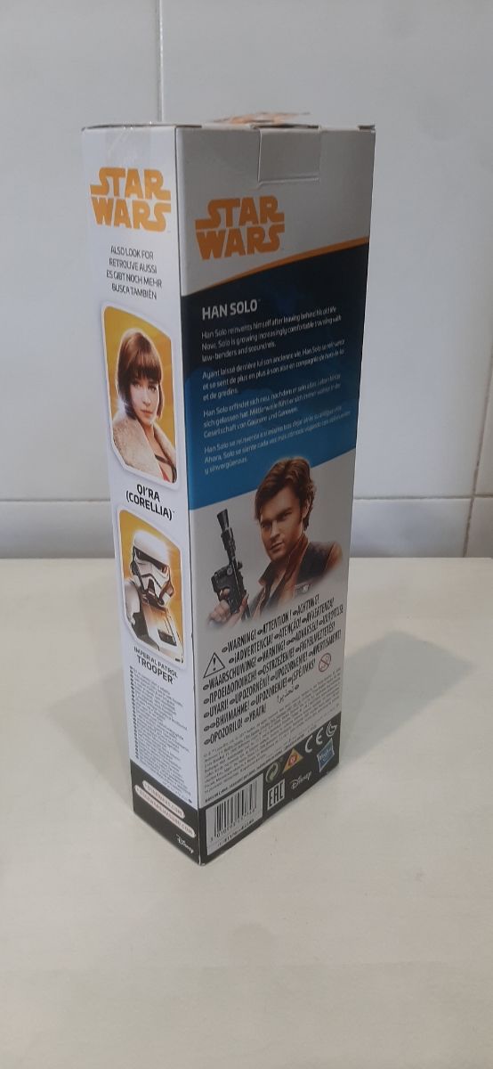 Muñecos Star Wars 30cm Han Solo y Chewbacca