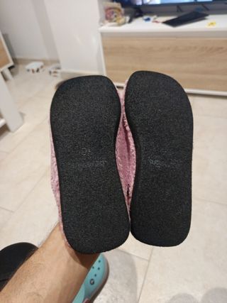 Zapatillas casa niña gatito rosa