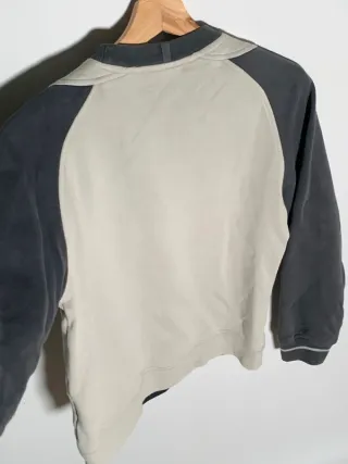 Sudadera Adidas vintage, jersey retro Y2K gris