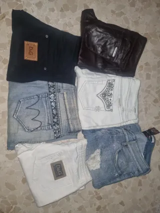 Pantalones Dolce & Gabbana met Mujer Talla 36/38