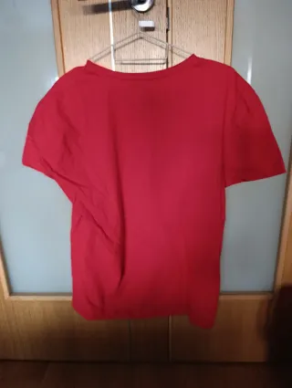 Camiseta roja The Simpsons Homer Duff Talla GG