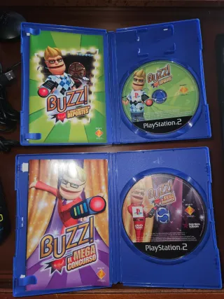 Buzz! PS2 2 Juegos + 8 Buzzers