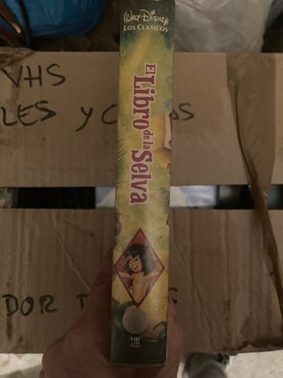 El Libro de la Selva VHS Disney Los Clásicos