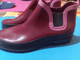 Botas de agua mujer rosas y moradas