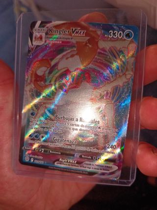 Kingler VMAX Carta Pokémon
Más en mi perfil!