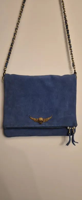 Bolso Zadig & Voltaire Azul y Dorado