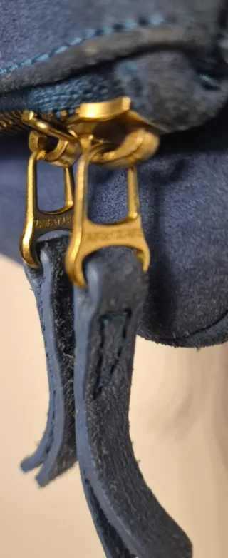 Bolso Zadig & Voltaire Azul y Dorado