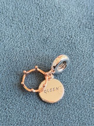 Pandora Charm Colgante Reina Corona Plata