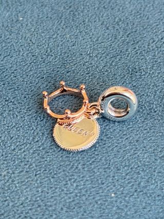 Pandora Charm Colgante Reina Corona Plata