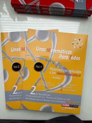 Libro Unas Matemáticas de Sociales para Todos