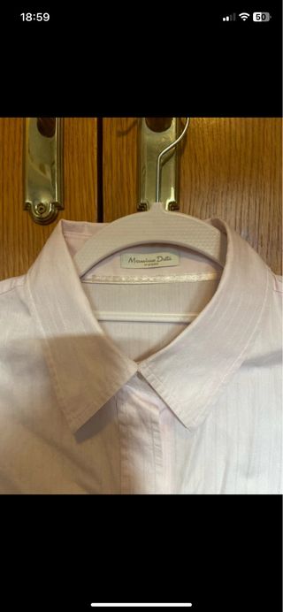 Camisa rosa Massimo Dutti