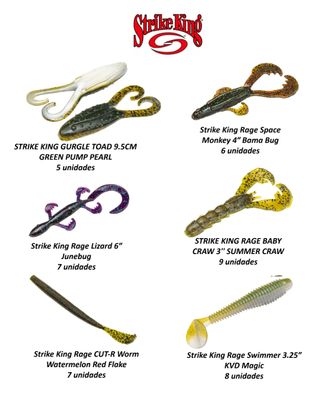 Mega-Lote Señuelos Pesca Black Bass Nuevos