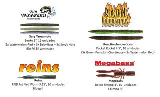 Mega-Lote Señuelos Pesca Black Bass Nuevos