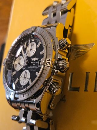Quadrante blu Breitling Chronomat Evolution