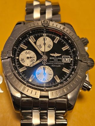 Quadrante blu Breitling Chronomat Evolution