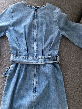 Vestido vaquero con cinturón